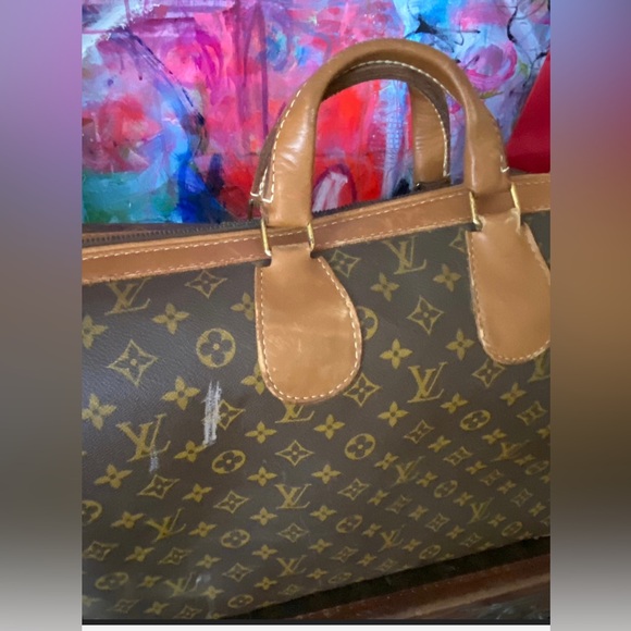 Rare LOUIS VUITTON Travel Case Luggage Tote French Company Shoe Bag Saks Fifth - Picture 2 of 10